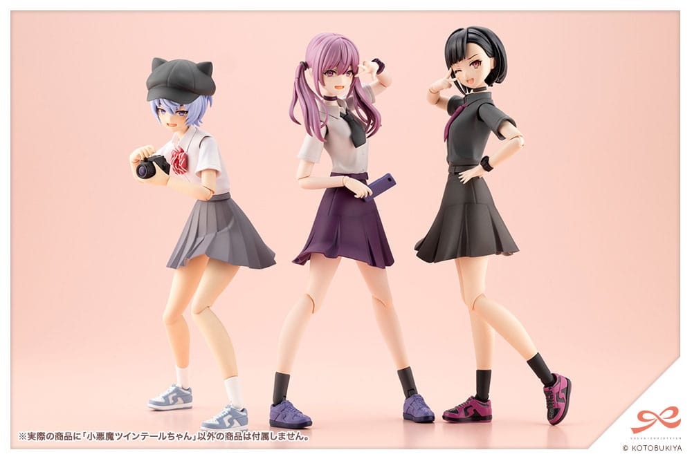 SU ORDINAZIONE Sousai Shojo Teien Plastic Model Kit 1/10 Little Devil Twin Tails 15 cm
