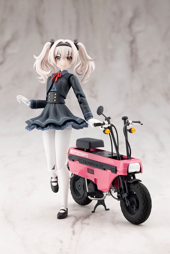 SU ORDINAZIONE Sousai Shojo Teien Plastic Model Kit 1/10 Emma Koishikawa Nocturne with Honda AB12 Motocompo 14 cm