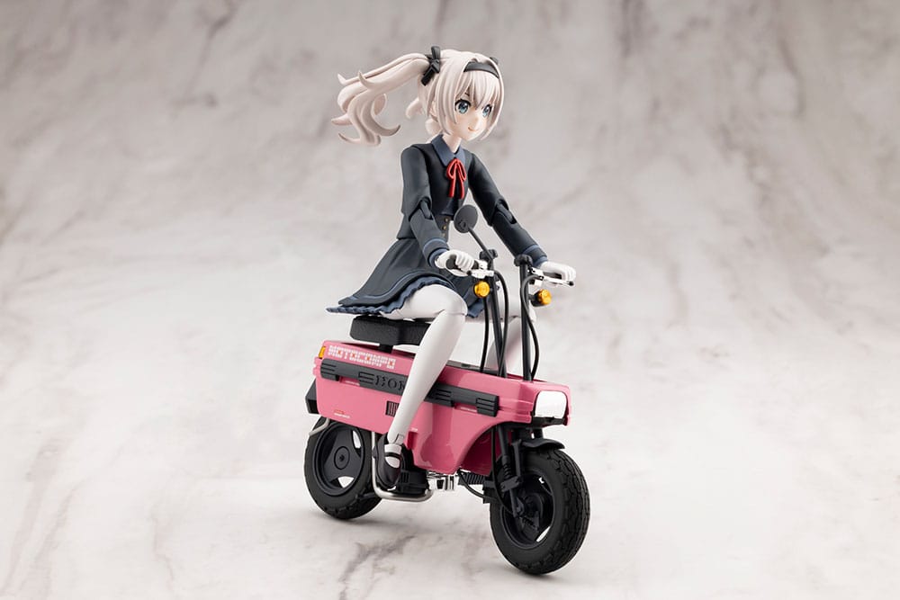 SU ORDINAZIONE Sousai Shojo Teien Plastic Model Kit 1/10 Emma Koishikawa Nocturne with Honda AB12 Motocompo 14 cm