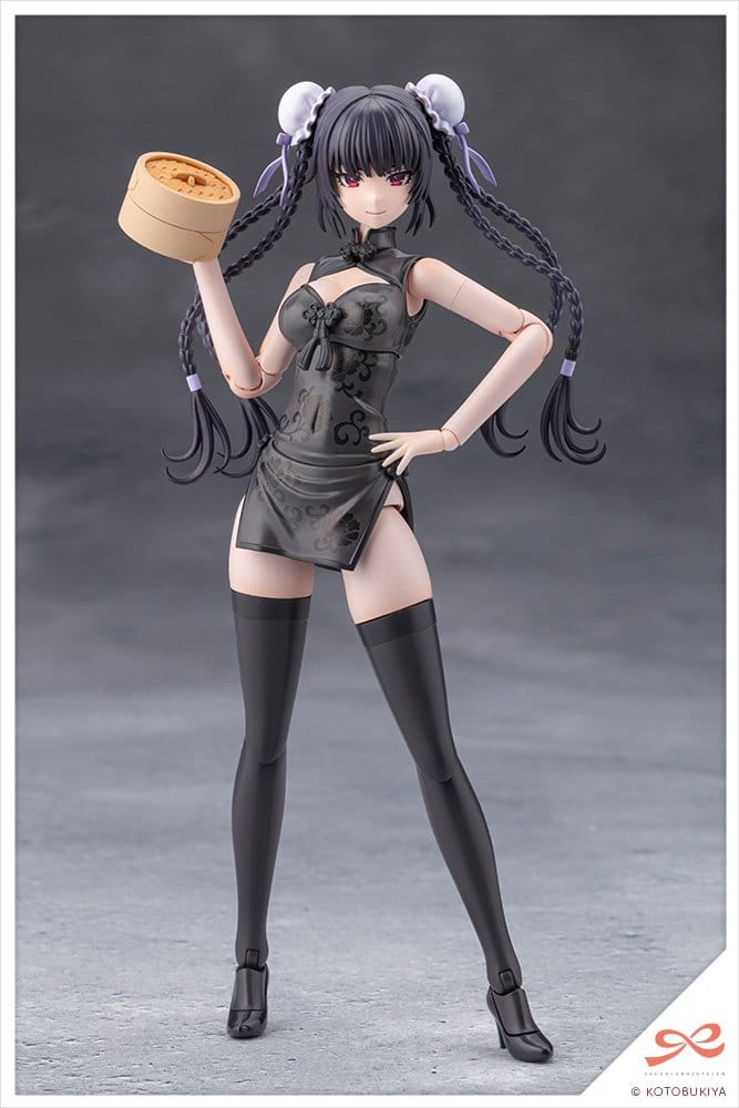PREORDINE+ 07/2027 Sousaishojoteien Plastic Model Kit 1/10 Kuon Yakushiji Qipao Costume 17 cm