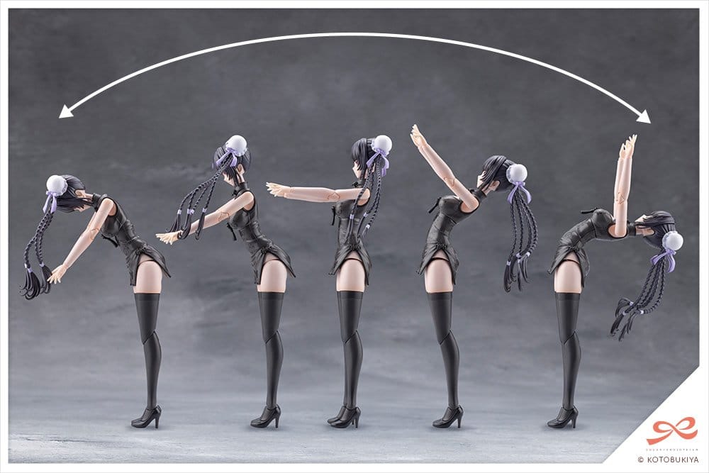 PREORDINE+ 07/2027 Sousaishojoteien Plastic Model Kit 1/10 Kuon Yakushiji Qipao Costume 17 cm