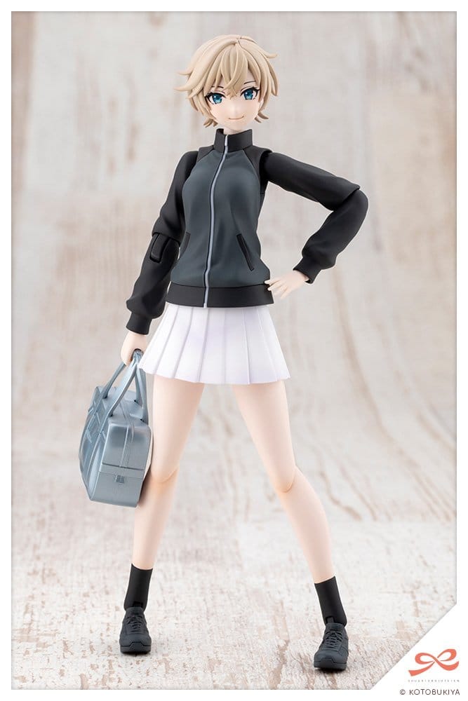 SU ORDINAZIONE Sousai Shojo Teien Plastic Model Kit 1/10 Rui Saotome Touhou High School Tracksuit Dreaming Style Midnight Onyx 16 cm