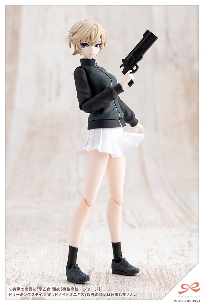 SU ORDINAZIONE Sousai Shojo Teien Plastic Model Kit 1/10 Rui Saotome Touhou High School Tracksuit Dreaming Style Midnight Onyx 16 cm