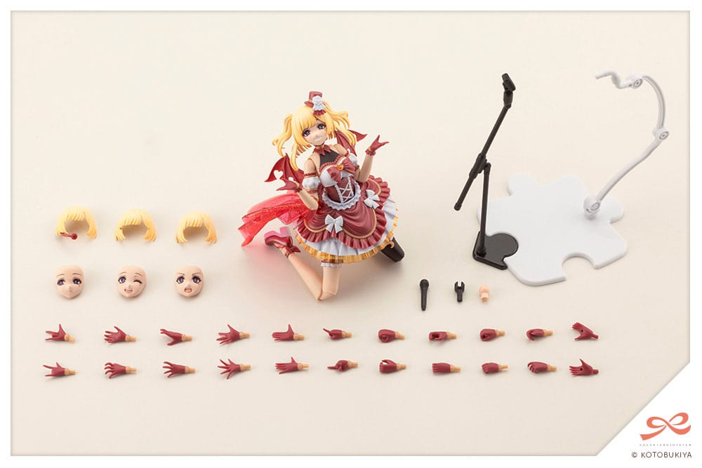 SU ORDINAZIONE Sousai Shojo Teien Plastic Model Kit 1/10 Yue Kisaragi Diva Costume Dreaming Style Strawberry Moon 16 cm
