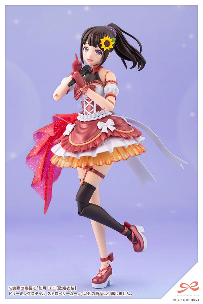 SU ORDINAZIONE Sousai Shojo Teien Plastic Model Kit 1/10 Yue Kisaragi Diva Costume Dreaming Style Strawberry Moon 16 cm