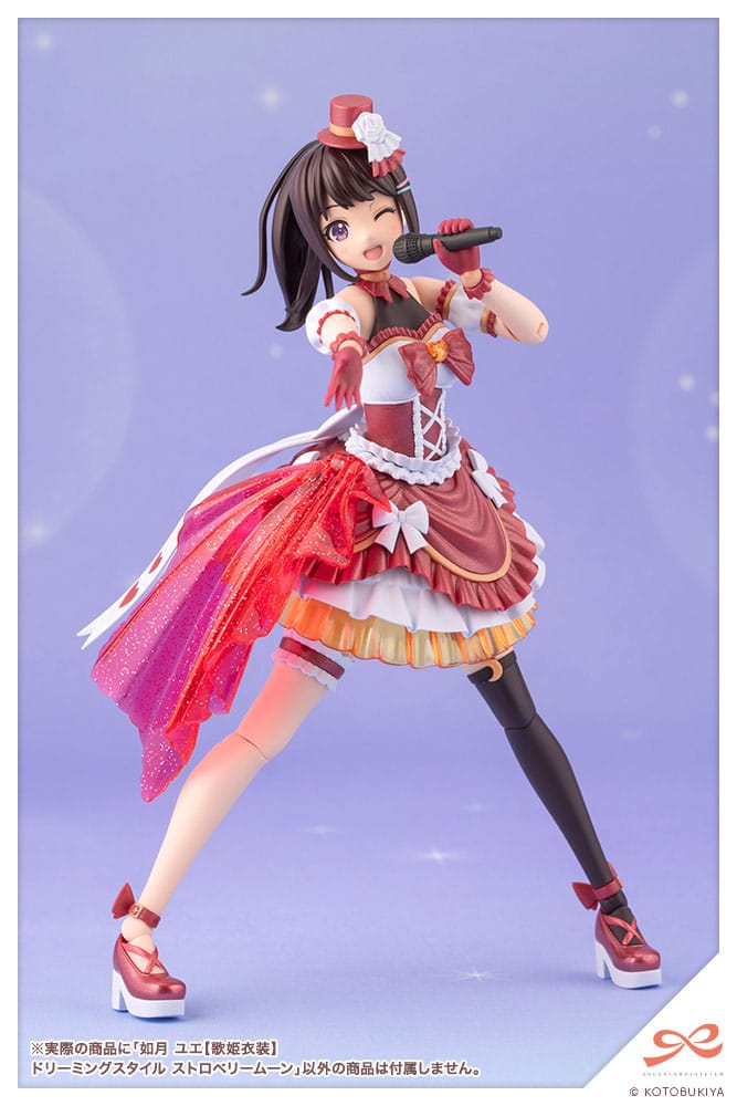SU ORDINAZIONE Sousai Shojo Teien Plastic Model Kit 1/10 Yue Kisaragi Diva Costume Dreaming Style Strawberry Moon 16 cm