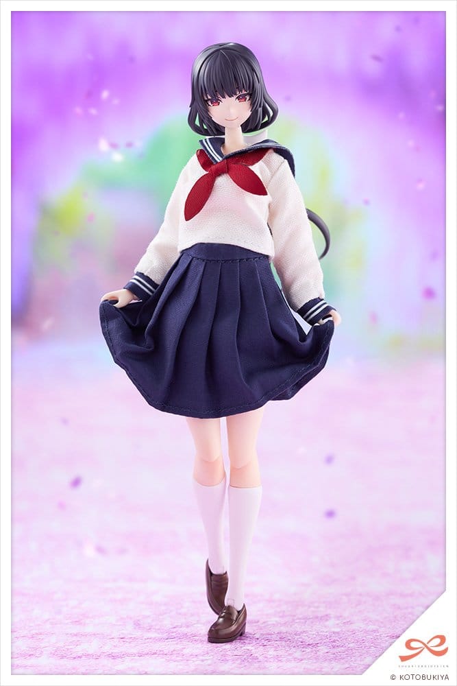 PREORDINE+ 07/2027 Sousaishojoteien Plastic Model 1/10 Kiru Pla Kuon Yakushiji Touou High School Uniform 16 cm