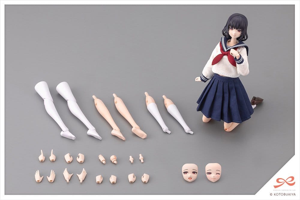 PREORDINE+ 07/2027 Sousaishojoteien Plastic Model 1/10 Kiru Pla Kuon Yakushiji Touou High School Uniform 16 cm