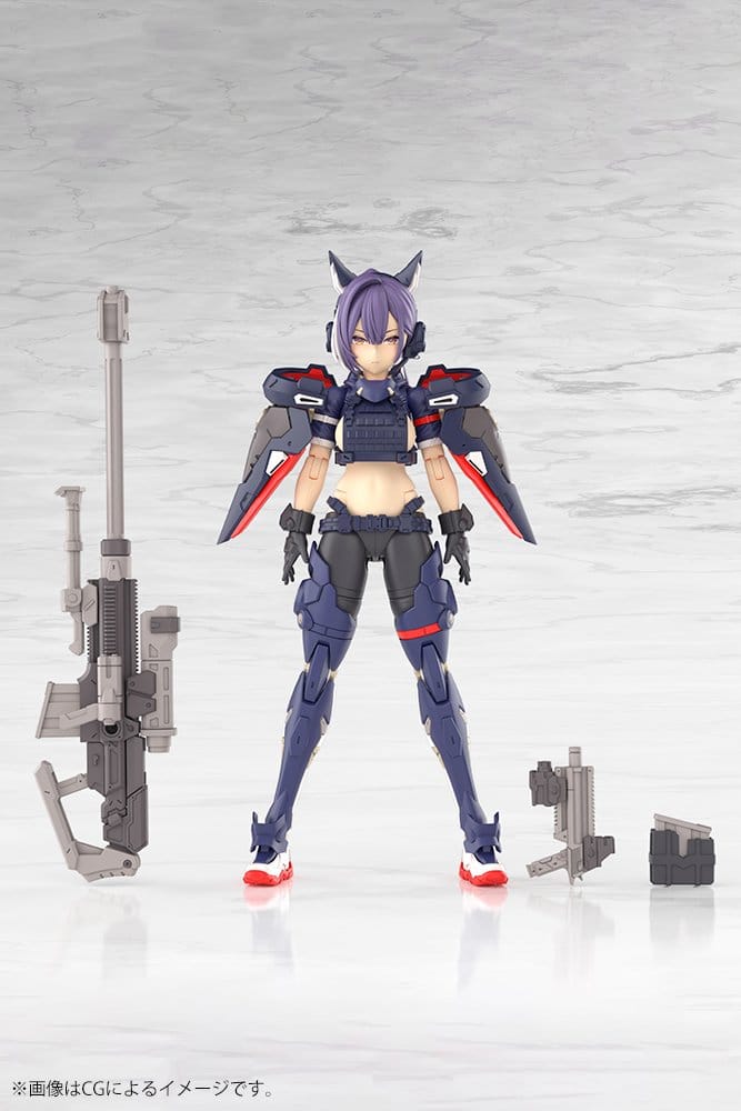 SU ORDINAZIONE Megami Device Plastic Model Kit 1/1 Yggdrasis Skoll Sharpshooter 16 cm