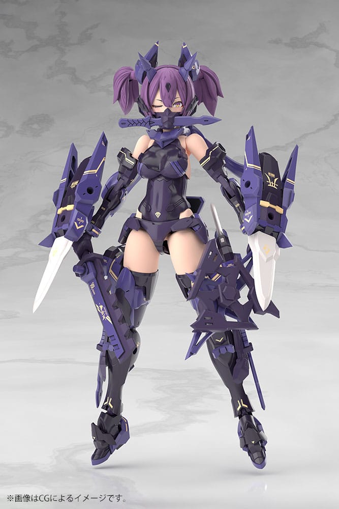 SU ORDINAZIONE Megami Device Plastic Model Kit 1/1 Asra Ninja Kaname Shadow Edition Full Package 14 cm