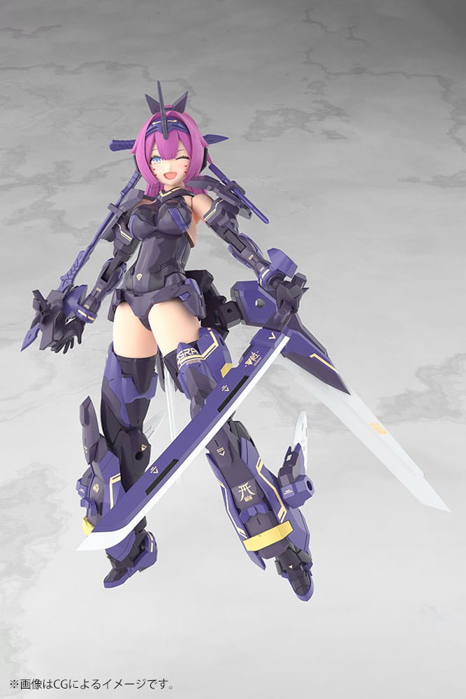 VORBESTELLUNG+ 05/2026 Megami Device Plastikmodellbausatz 1/1 Asra Archer Kizuna Shadow Edition Komplettpaket 14 cm