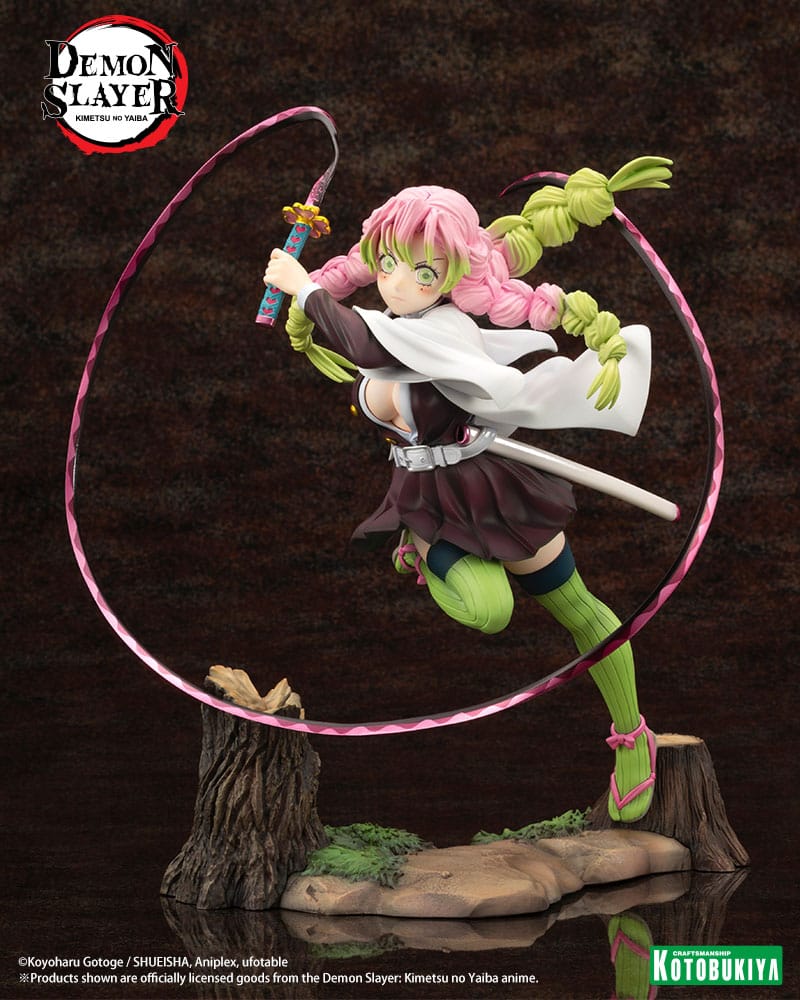 AUF BESTELLUNG GEFERTIGT Dämonentöter: Kimetsu no Yaiba ARTFXJ Statue 1/8 Mitsuri Kanroji Bonus Edition 25 cm