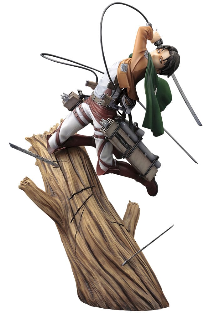 PREORDINE ESAURITO Attack on Titan ARTFXJ Statue 1/8 Levi Renewal Package Ver. 28 cm