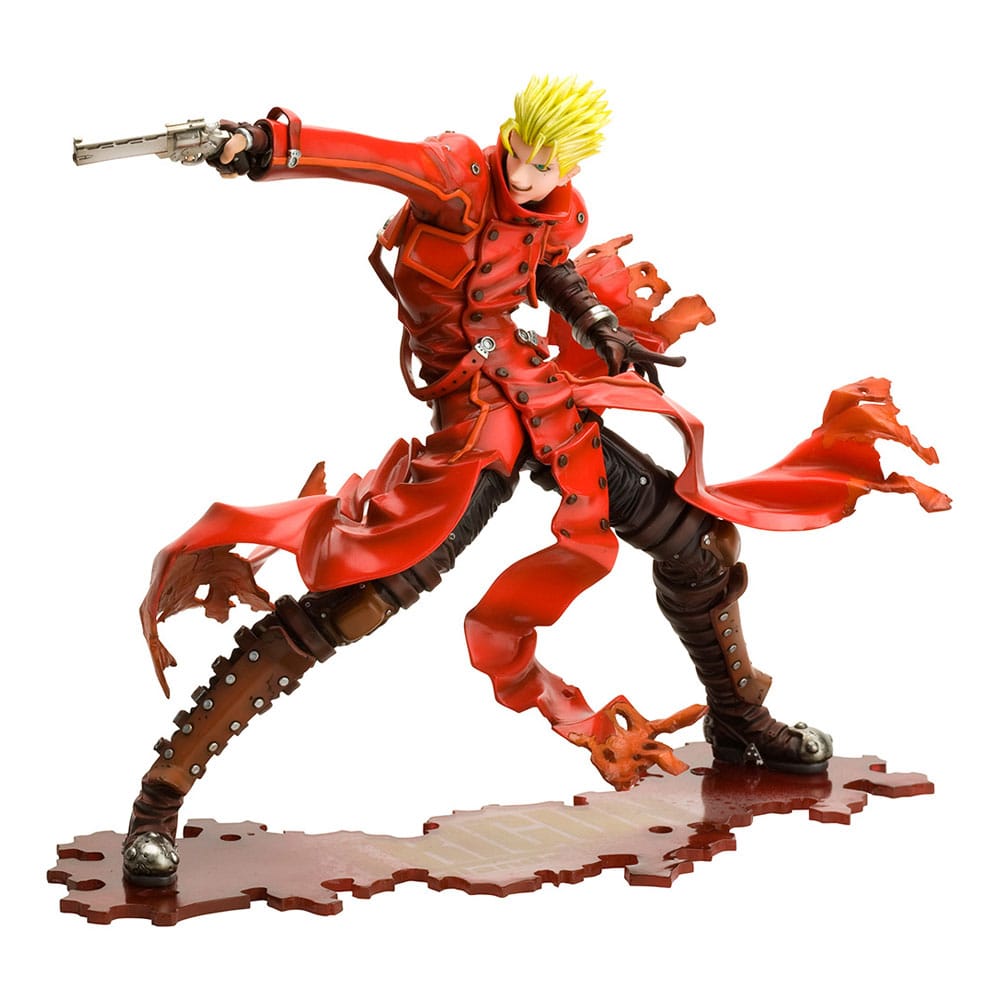 PREORDINE ESAURITO Trigun Badlands Rumble ARTFX J Statue 1/8 Vash The Stampede Renewal Package Version 19 cm