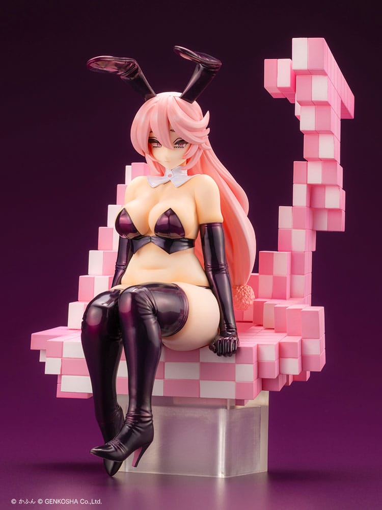 SU ORDINAZIONE Original Character Trick Bunnies PVC Statue 1/7 Sitting Bunny Illustration by Kafun 24 cm