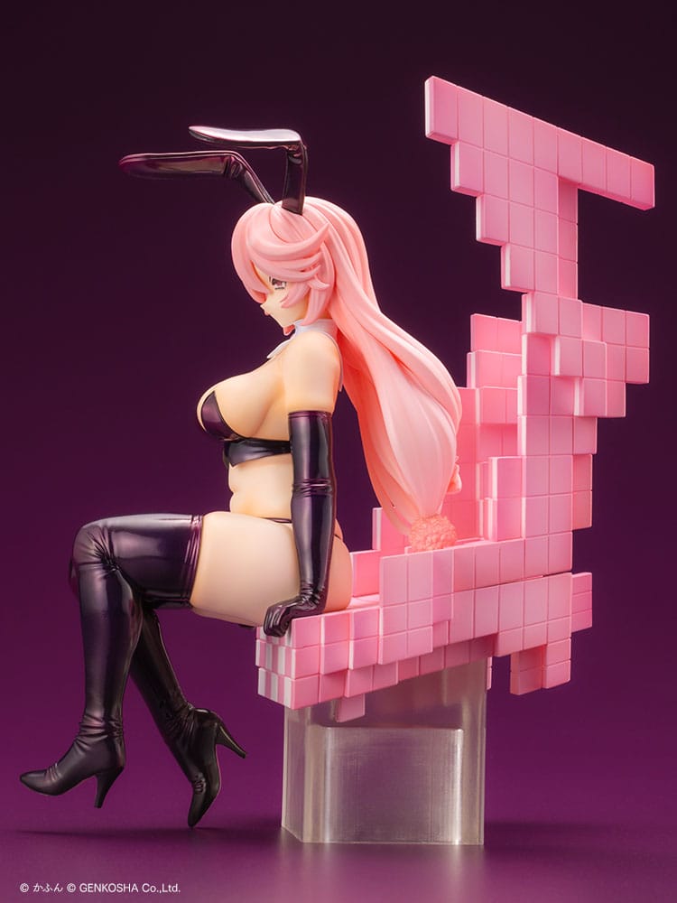 SU ORDINAZIONE Original Character Trick Bunnies PVC Statue 1/7 Sitting Bunny Illustration by Kafun 24 cm