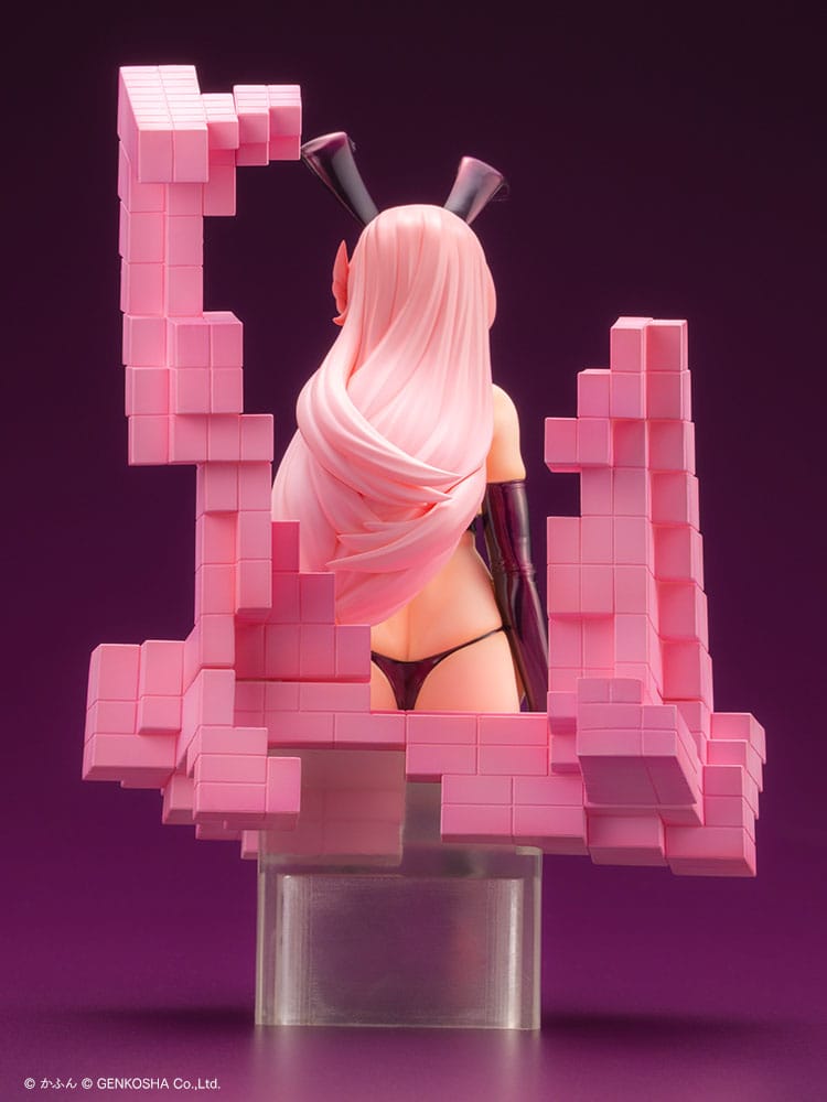 SU ORDINAZIONE Original Character Trick Bunnies PVC Statue 1/7 Sitting Bunny Illustration by Kafun 24 cm