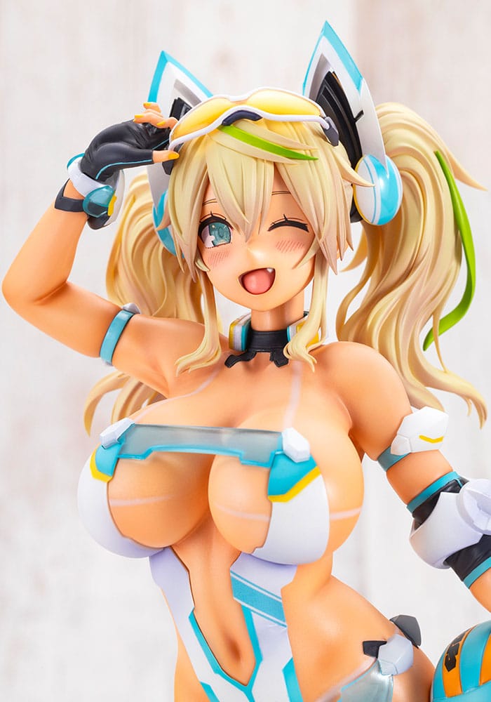 SU ORDINAZIONE Phantasy Star Online 2 PVC Statue 1/6 Summer Color Gene Summer Vacation 31 cm