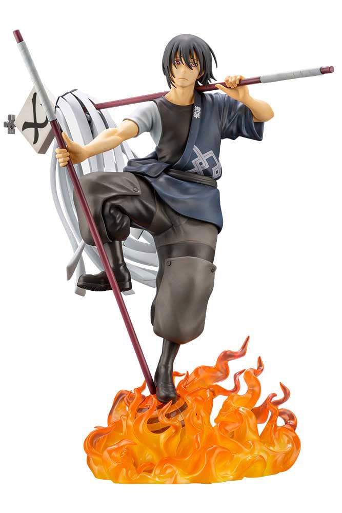 Fire Force ARTFX J Statue, Maßstab 1:8, Shinmon Benimaru, 28 cm, auf Bestellung gefertigt
