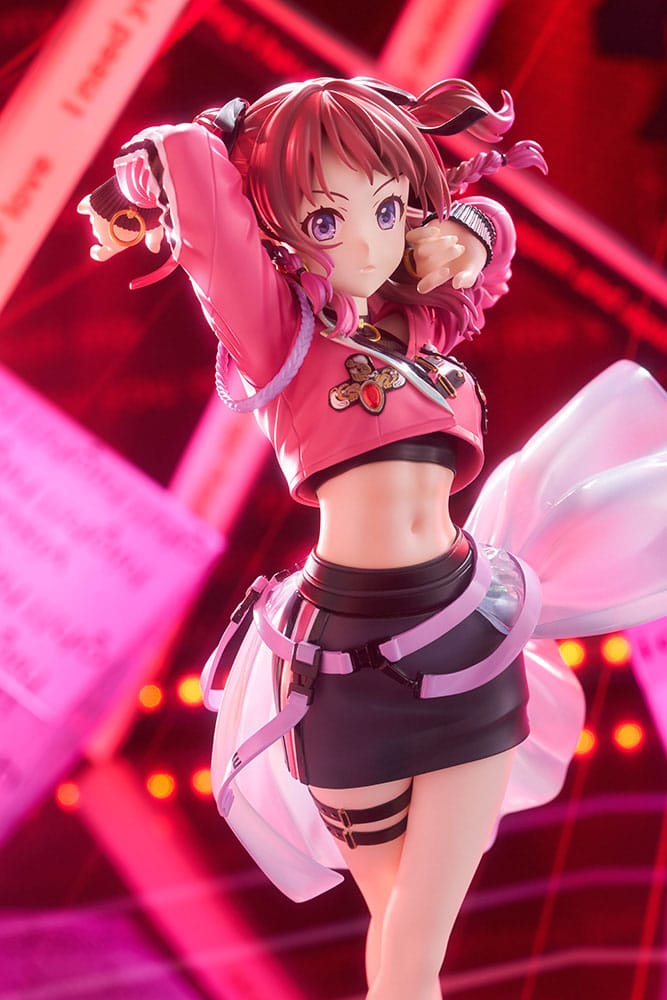 PREORDINE+ 04/2026 The Idolmaster Gakuen PVC Statue 1/7 Saki Hanami Fighting My Way 24 cm