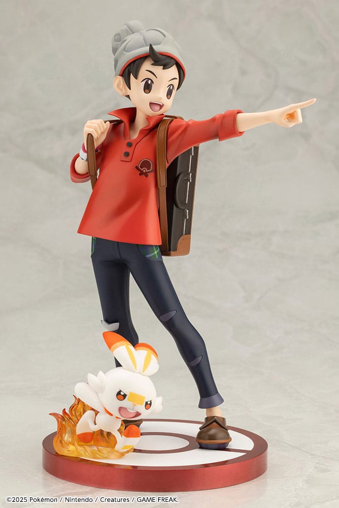 MADE TO ORDER Pokémon ARTFXJ Statue 1/8 Victor & Scorbunny 21 cm