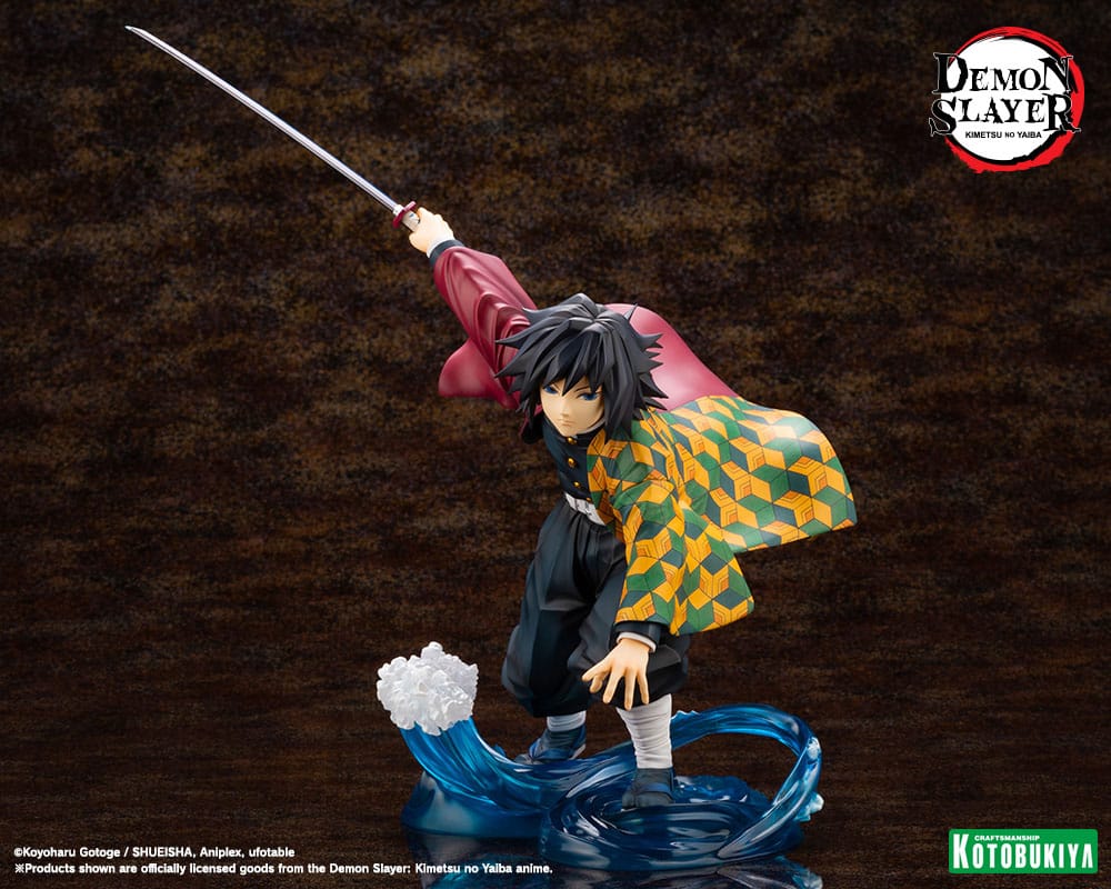 SU ORDINAZIONE Demon Slayer: Kimetsu no Yaiba ARTFXJ Statue 1/8 Giyu Tomioka 21 cm