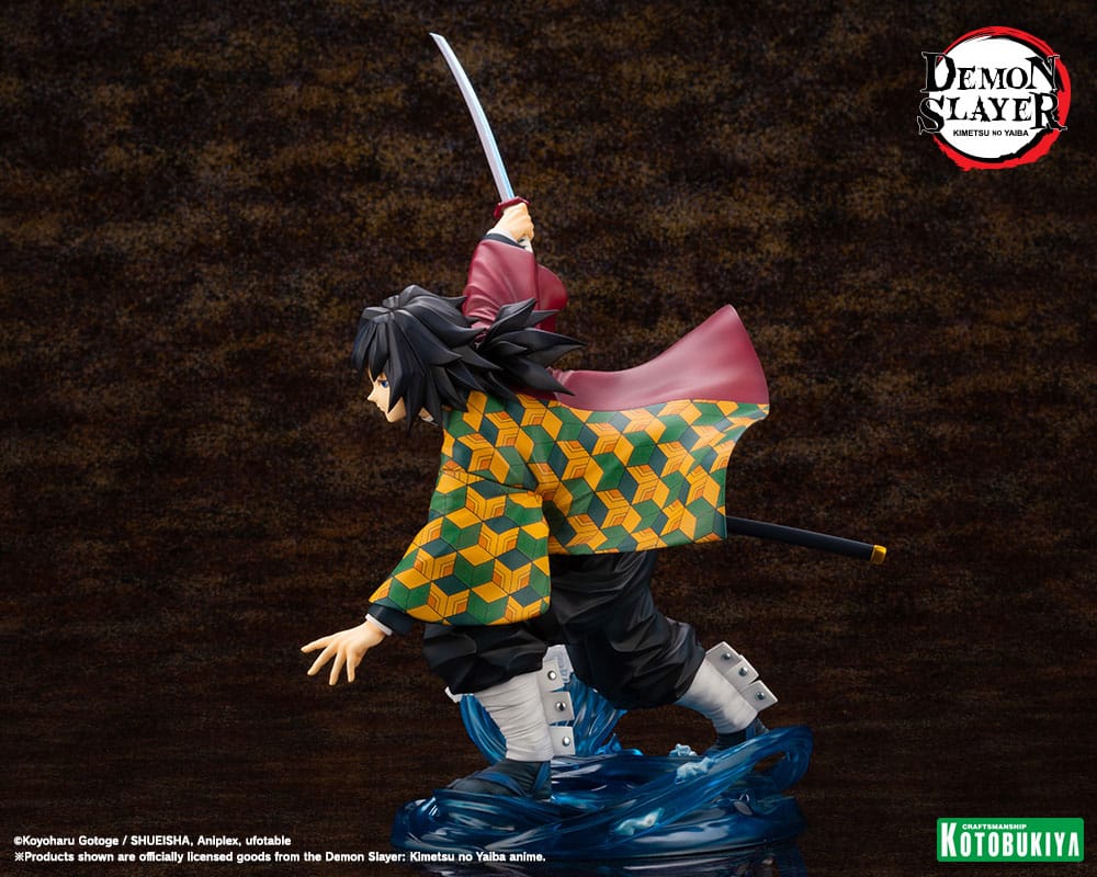 SU ORDINAZIONE Demon Slayer: Kimetsu no Yaiba ARTFXJ Statue 1/8 Giyu Tomioka 21 cm