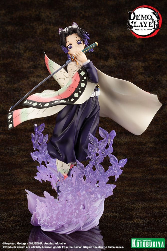 SU ORDINAZIONE Demon Slayer: Kimetsu no Yaiba ARTFXJ Statue 1/8 Shinobu Kocho 25 cm