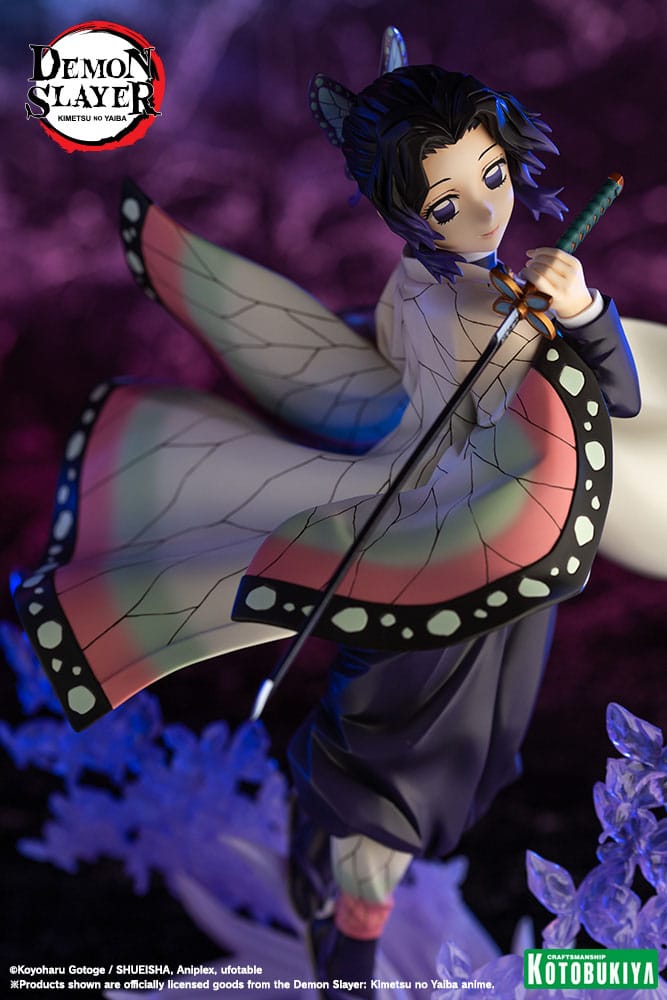 SU ORDINAZIONE Demon Slayer: Kimetsu no Yaiba ARTFXJ Statue 1/8 Shinobu Kocho 25 cm