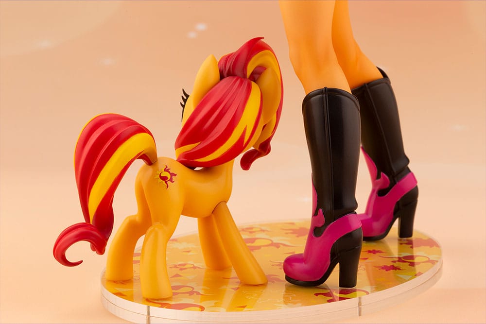 PREORDINE+ 12/2025 My Little Pony Bishoujo PVC Statue 1/7 Sunset Shimmer 22 cm