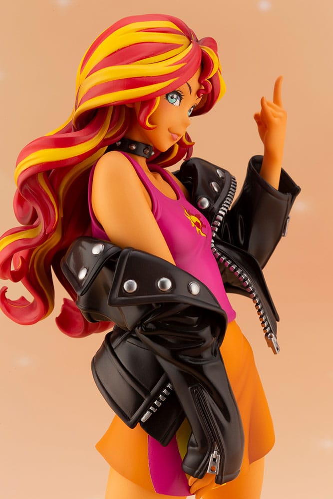 PREORDINE+ 12/2025 My Little Pony Bishoujo PVC Statue 1/7 Sunset Shimmer 22 cm