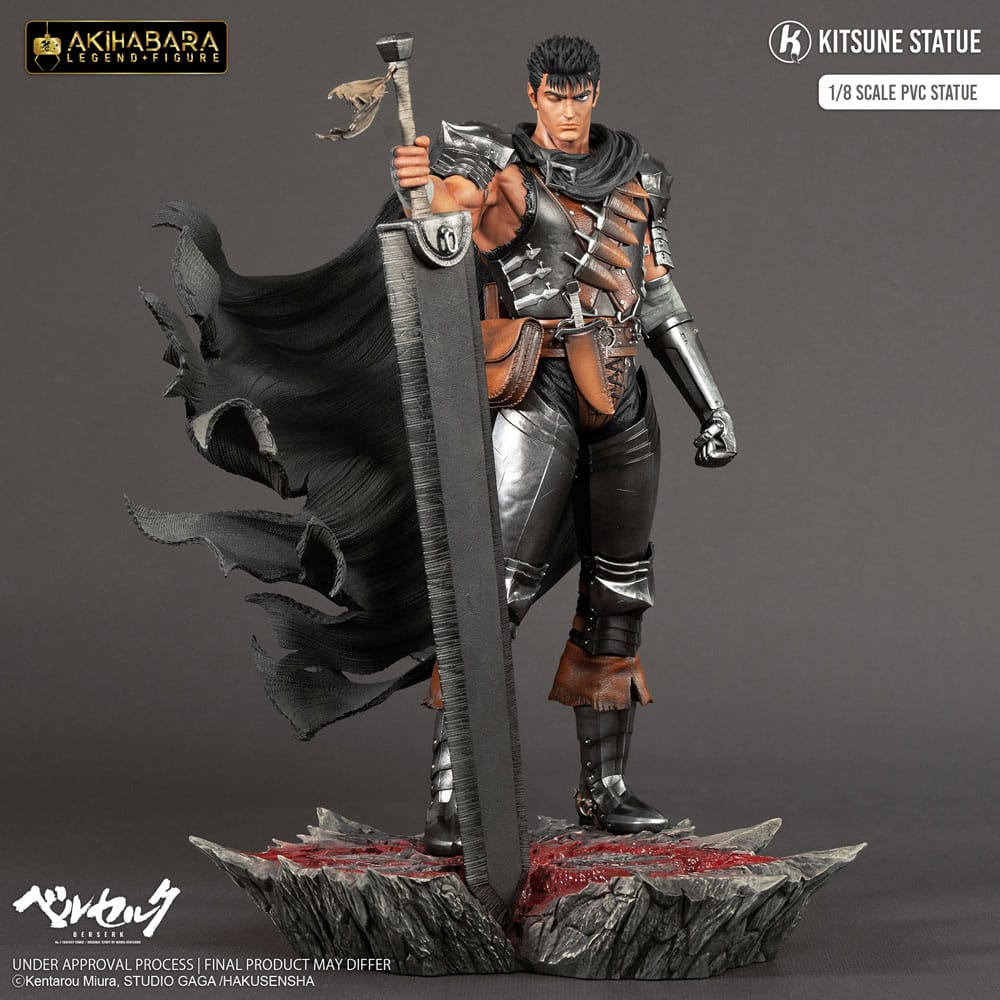 PREORDINE 02/2026 Berserk Akihabara Legend Figure PVC Statue 1/8 Guts 30 cm (PREORDINE NON CANCELLABILE)