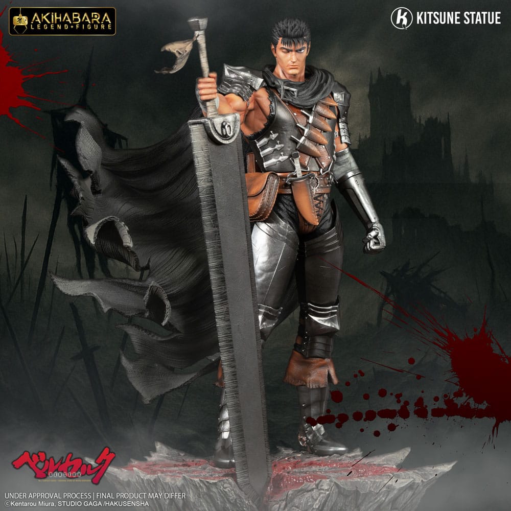 PREORDINE 02/2026 Berserk Akihabara Legend Figure PVC Statue 1/8 Guts 30 cm (PREORDINE NON CANCELLABILE)
