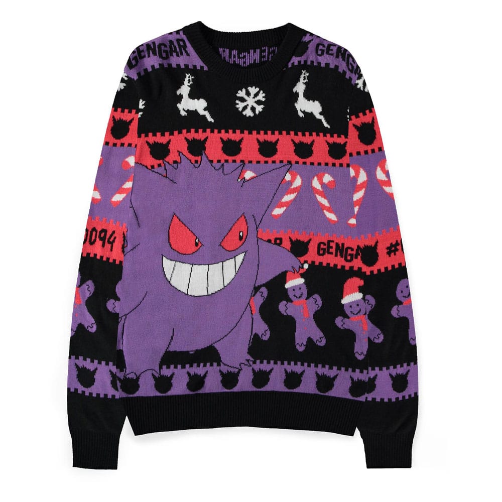 MADE TO ORDER Pokémon Sweater Gengar (Christmas Jumper) Size S