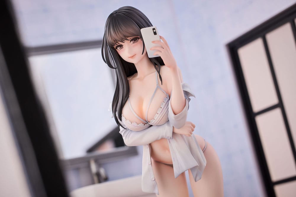 PREORDINE 08/2025 Original Character Statue 1/6 Apocrypha Selfie Girl Illustration by hitomio16 Deluxe Edition 32 cm (PREORDINE NON CANCELLABILE)