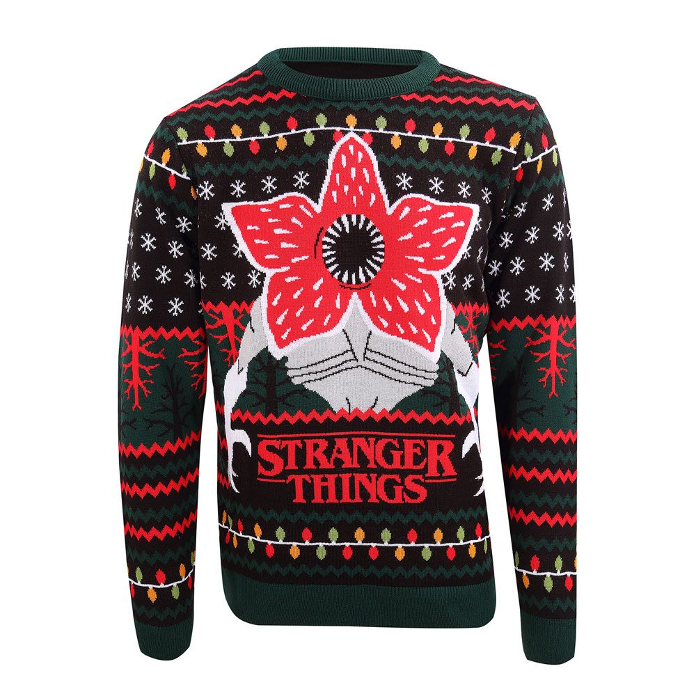 MADE TO ORDER Stranger Things Sweatshirt Weihnachtspullover Demogorgon Größe S