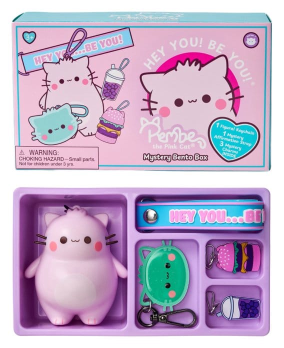 🧪 LAB | SU ORDINAZIONE Pembe Keyrings Blind Box Bento Box Display 8 cm (8)