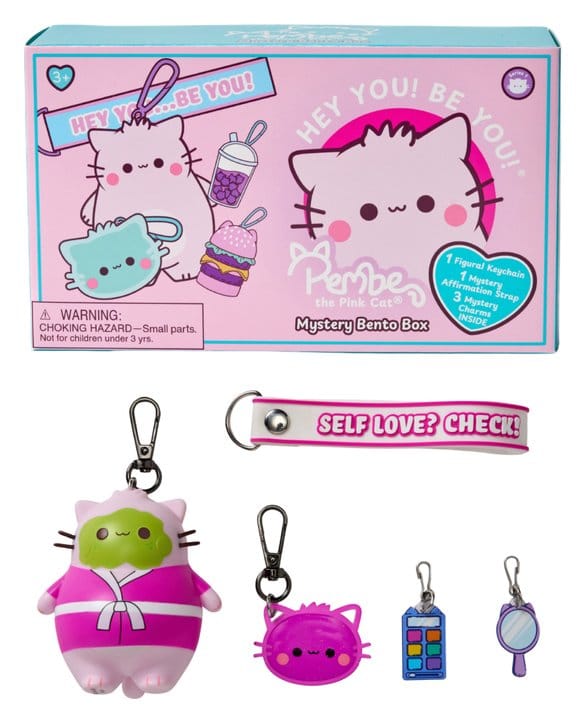 🧪 LAB | SU ORDINAZIONE Pembe Keyrings Blind Box Bento Box Display 8 cm (8)
