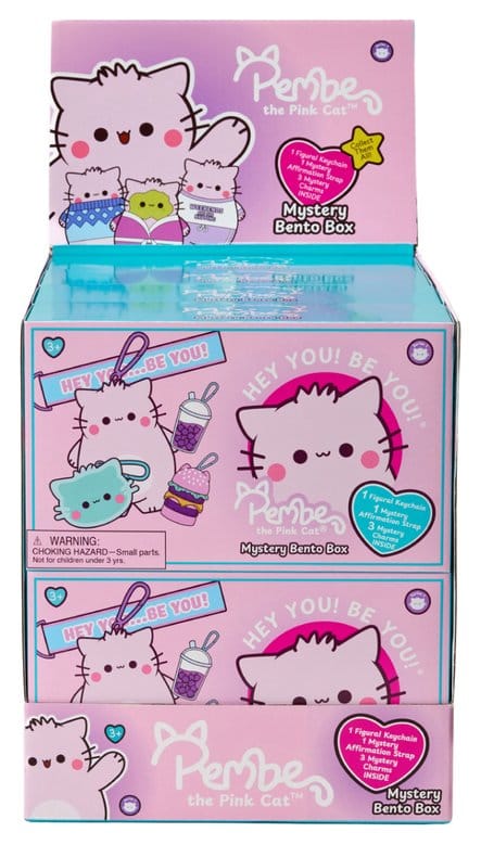 🧪 LAB | SU ORDINAZIONE Pembe Keyrings Blind Box Bento Box Display 8 cm (8)