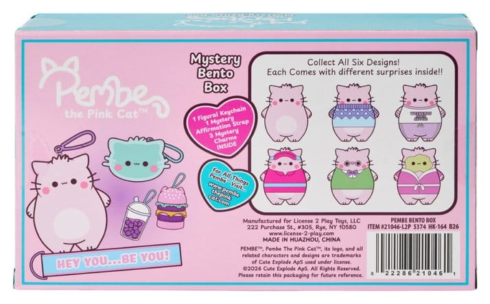 🧪 LAB | SU ORDINAZIONE Pembe Keyrings Blind Box Bento Box Display 8 cm (8)