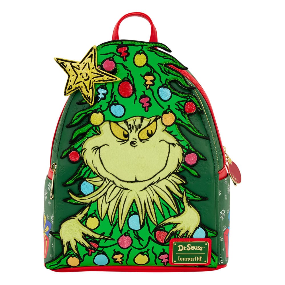 MADE TO ORDER Dr. Seuss by Loungefly Mini Backpack Grinch Holiday