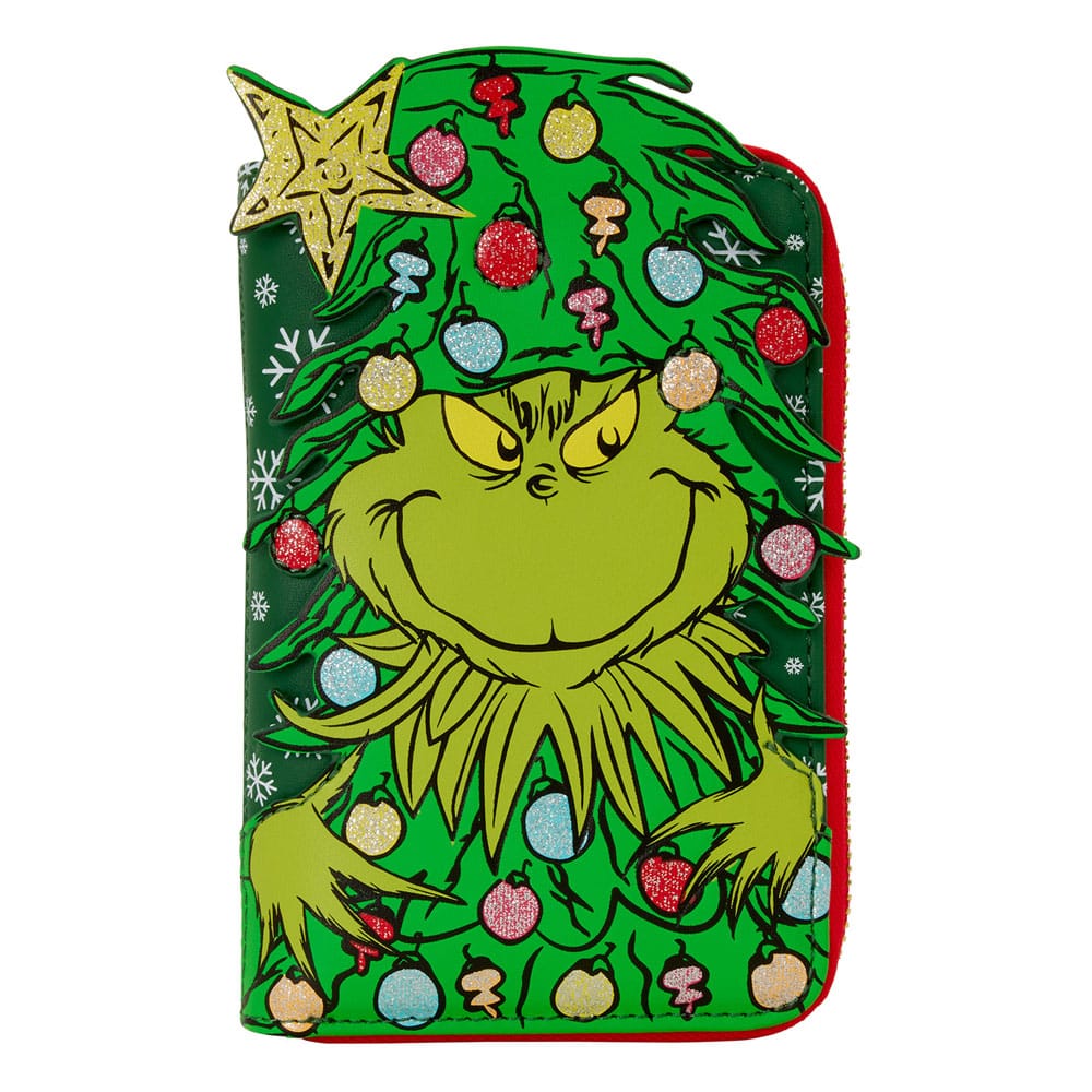 SU ORDINAZIONE Dr. Seuss by Loungefly Wallet Grinch Holiday ESAURITO