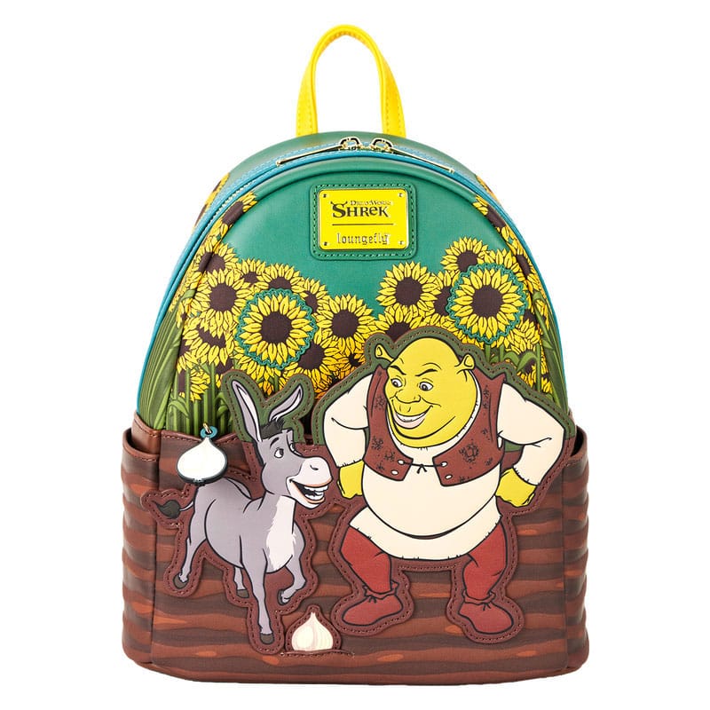 Dreamworks by Loungefly Mini Backpack Shrek & Donkey Sunflower Field *SPECIAL PRICE*