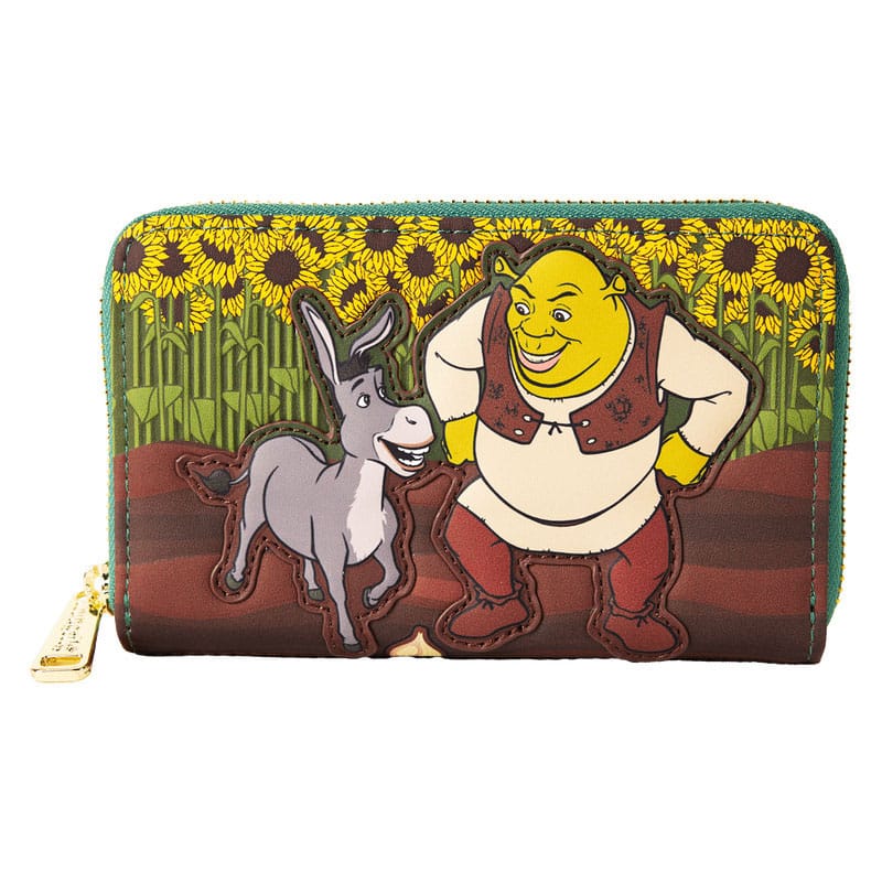 SU ORDINAZIONE Dreamworks by Loungefly Wallet Shrek & Donkey Sunflower Field ESAURITO