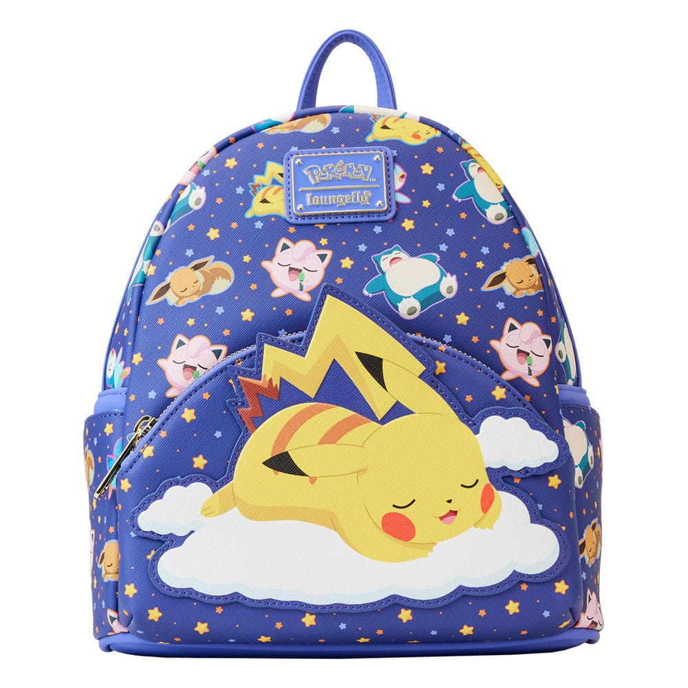 SU ORDINAZIONE Pokemon by Loungefly Mini Backpack Sleeping Pikachu and Friends