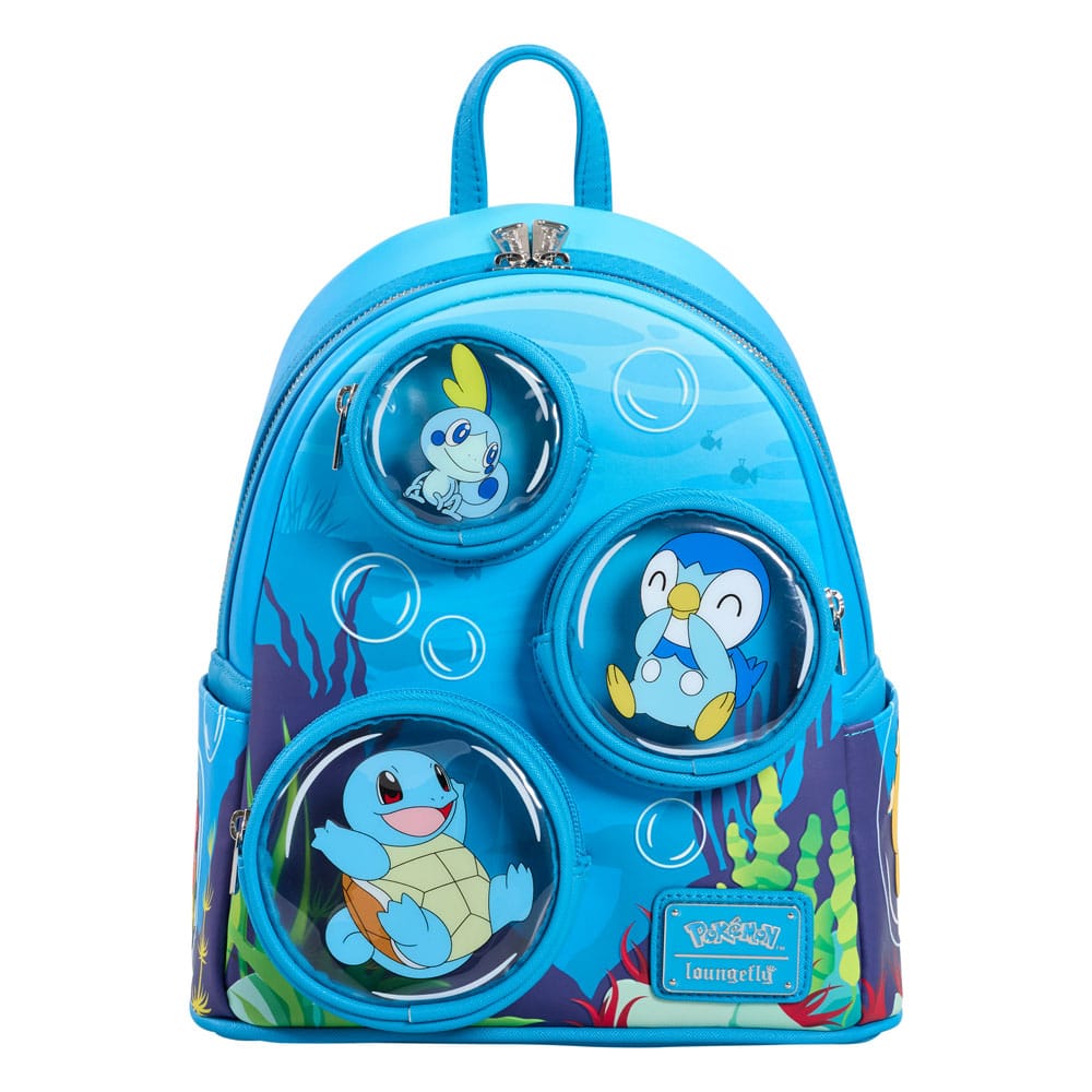 SU ORDINAZIONE Pokemon by Loungefly Mini Backpack Bubbles Water Pokemon ESAURITO