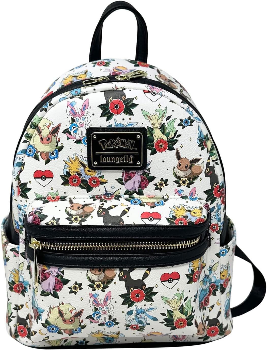 MADE TO ORDER Pokemon by Loungefly Mini Backpack Eevee AOP MNBK