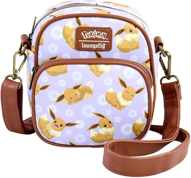 Auf Bestellung gefertigte Pokémon by Loungefly Passport Crossbody Bag Eevee Violett
