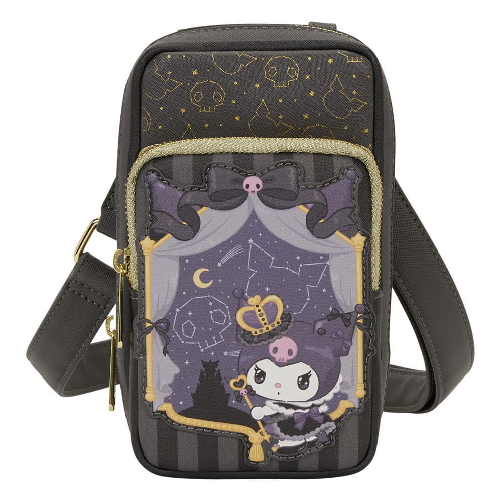 MADE TO ORDER Sanrio by Loungefly Crossbody with Coin Bag 20th Anniversary Kuromi Cell Phone