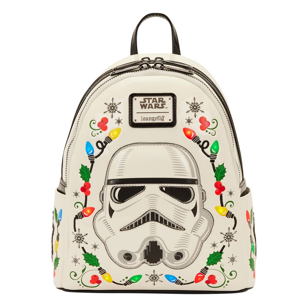 SU ORDINAZIONE Star Wars by Loungefly Mini Backpack Stormtrooper Holiday